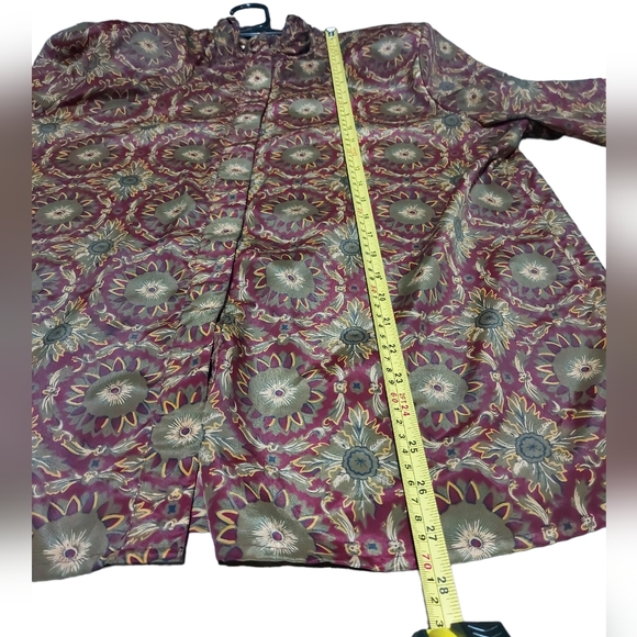 Barrie Pace Ltd Women's Button Down Shirt With Shoulder Pads Size 16 - Picture 6 of 7